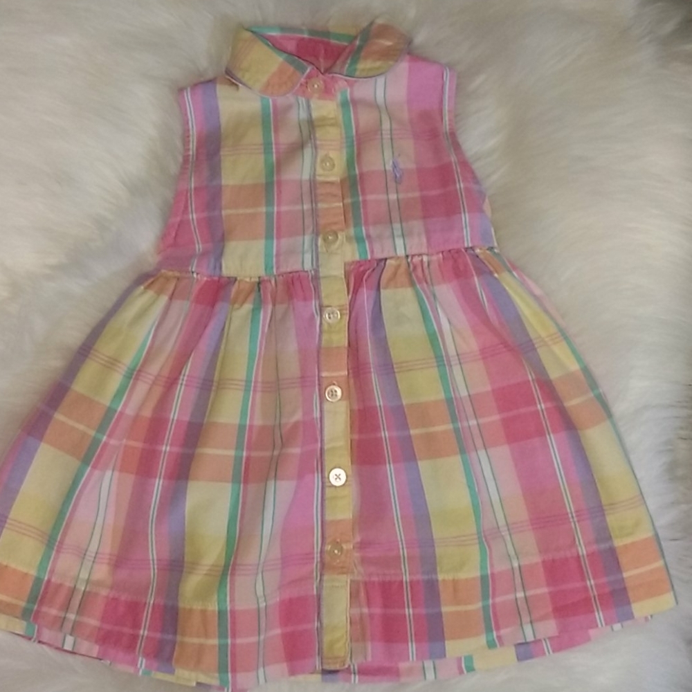 Ralph lauren 9M plaid dress